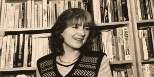 Stephanie Dowrick in 1985 after the publication of her first novel'Running Backwards Over Sand'.