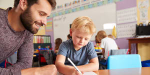 Male teachers can bring a valuable set of skills to classrooms.