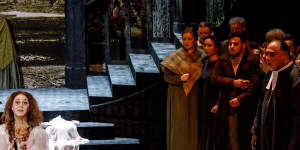 The most famous of all mad scenes is the one in Lucia di Lammermoor.