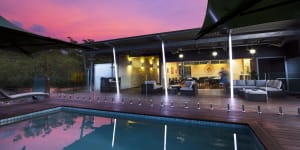 Sublime sunsets:Cicada Lodge in Nitmiluk Park in Northern territory lifts the luxury bar.