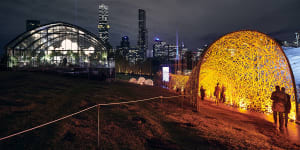 The Sidney Myer Music Bowl is transformed for The Wilds.