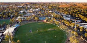 An AFL match is supposed to be held at Traeger Park,in Alice Springs in late June. 