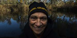 Monica Morgan,chief executive of the Yorta Yorta Nation Aboriginal Corporation,at the Moira Lakes that sit within the Barmah-Millewa forests.