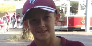 A young Jake Arthur wore Sea Eagles colours when his father Brad was an assistant coach at the club.