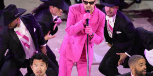 Ryan Gosling performs the song “I’m Just Ken”.