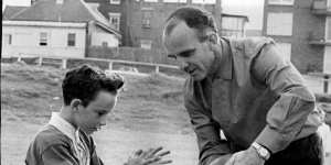 Rodney Churchill as a boy in 1967,with his dad Clive.