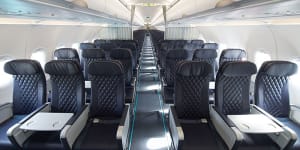 Where's that first class seat? On board Flynas.