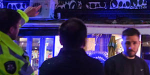 The Stay Gold Melbourne music venue on Wednesday night. 