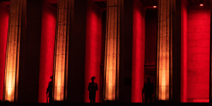 A dawn service at Melbourne’s Shrine of Remembrance. Thousands of veterans are sharing in $13 billion in extra,but delayed,compensation and health payments.