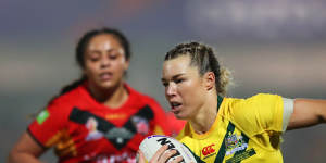 Hat-trick earns Tonegato spot in Jillaroos’ RLWC final date with Kiwi Ferns