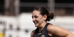 Why Tigers’ star Monique Conti was ‘nervous’ heading into AFLW pre-season