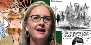 Jacinta Allan is not the first politician to question the way she is depicted by a political cartoonist.