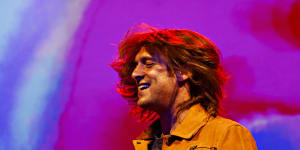 Scottish singer/songwriter Paolo Nutini performs on stage at Bluesfest Melbourne at the Melbourne Convention and Exhibition Centre on April 9,2023. 