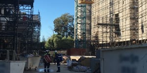 Man dead,construction worker injured in separate Sydney falls