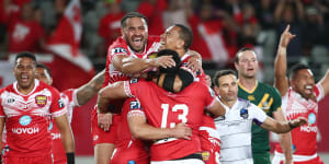 Tonga stun Australia in one of the greatest upsets in Test history