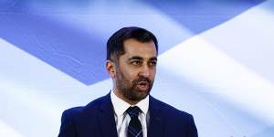 Scotland’s health secretary,Humza Yousaf speaks after being elected as new SNP party leader.