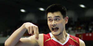Towering presence:China’s Yao Ming.