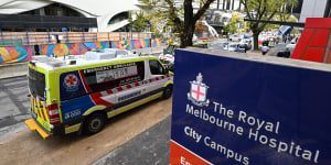 Some patients were waiting up to 20 hours in the emergency department,according to Royal Melbourne Hospital’s Mark Putland.