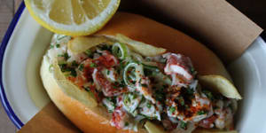 Lobster roll at Coogee Pavilion.