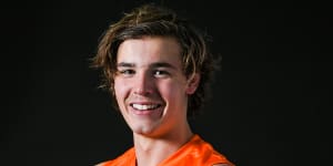 Giants anoint ‘little fish’ Cadman as dux of 2022 AFL draft class