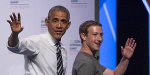 President Barack Obama and Facebook founder Mark Zuckerberg in 2016. The Silicon Valley elite used to have a much more cordial relationship with the White House.