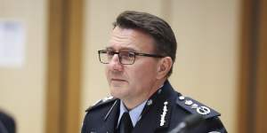 AFP Commissioner Reece Kershaw declined to answer questions about whether he briefed Prime Minister Anthony Albanese about the caravan discovery. 