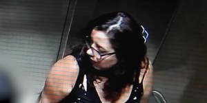 Samah Baker was caught on CCTV at the Vibe Hotel in North Sydney on January 2.