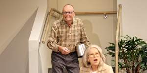Comedic gold:John Bell and Linda Cropper in Sydney Theatre Company’s Grand Horizons. 