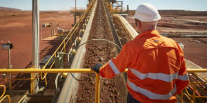 BHP’s production was hit by coronavirus-related staffing issues.