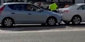 Rebecca Weir accelerated into a man who was trying to intervene in an altercation instigated by her partner in August 2023. The incident was captured by bystanders.