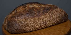 Loaf of fenugreek bread.