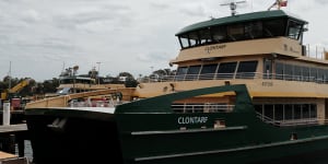 Clontarf at Balmain Shipyards in October.