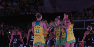 A brief lights out couldn’t stop the Diamonds from shining as they claimed the opening win in the Constellation Cup series over their Trans-Tasman rivals.