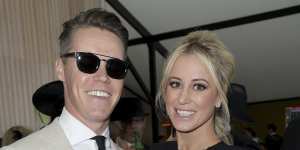 Gone to China? Oliver Curtis and his wife,Roxy Jacenko.