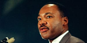 Jonathan Eig’s new life of Martin Luther King jnr says in hallowing him,he hsa been hollowed.
