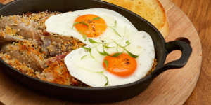 French flair:The breakfast cassoulet.