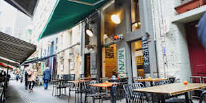 Miznon restaurant this week.