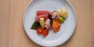 Sashimi combo.