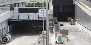 The M4 East tunnel is due to open to motorists within the next four months.