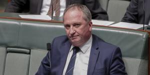 Barnaby Joyce says two bushfire victims"most likely"voted for the Greens. 