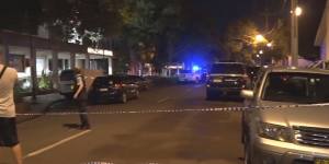 Police responded to reports of gunshot fire on Macmahon Street in Hurstville at about 11pm on Saturday night.