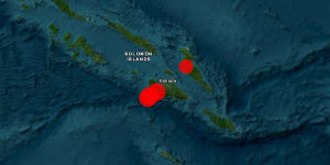 Earthquake strikes Solomon Islands,Australian mission affected