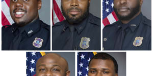 The five charged police.