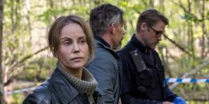 Sofia Helin plays a detective who moves to Malmo to head up a missing person’s unit in Fallen.