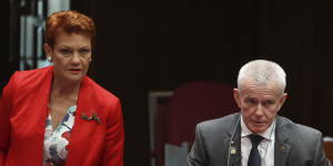 One Nation senators Pauline Hanson and Malcolm Roberts voted against wage theft laws,despite saying they support them.