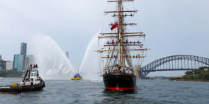Stormy waters ahead for Sydney tall ship on 150th birthday