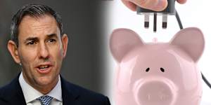 Treasurer Jim Chalmers for energy bill relief story.