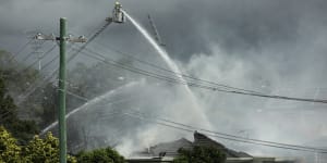 Fire at derelict bowling club in Sydney's inner west