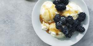 Alison Roman's Frozen honey yoghurt.