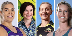 Donnell Wallam,Anna Meares,Ashleigh Gardner and Emma McKeon. 